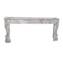 Carved Wooden Console Table