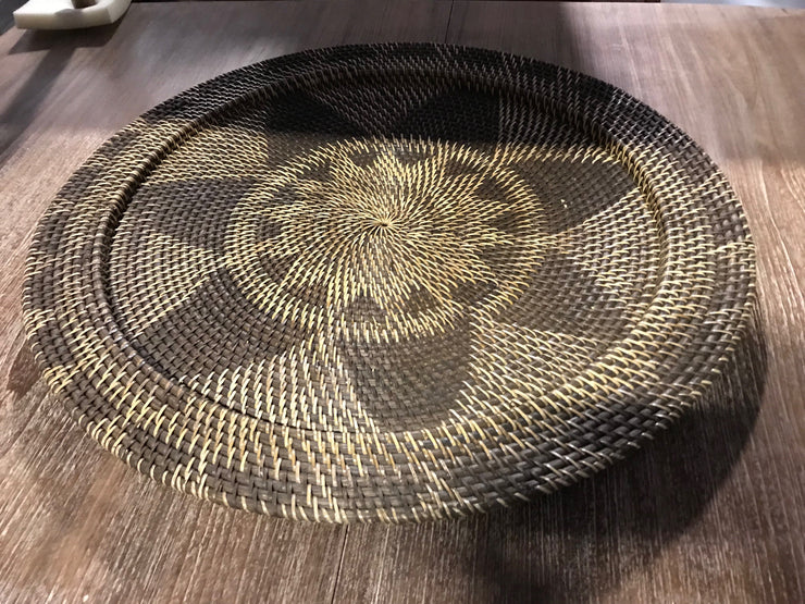 Natural Fiber Woven Plate - Medium Size from Three Piece Set