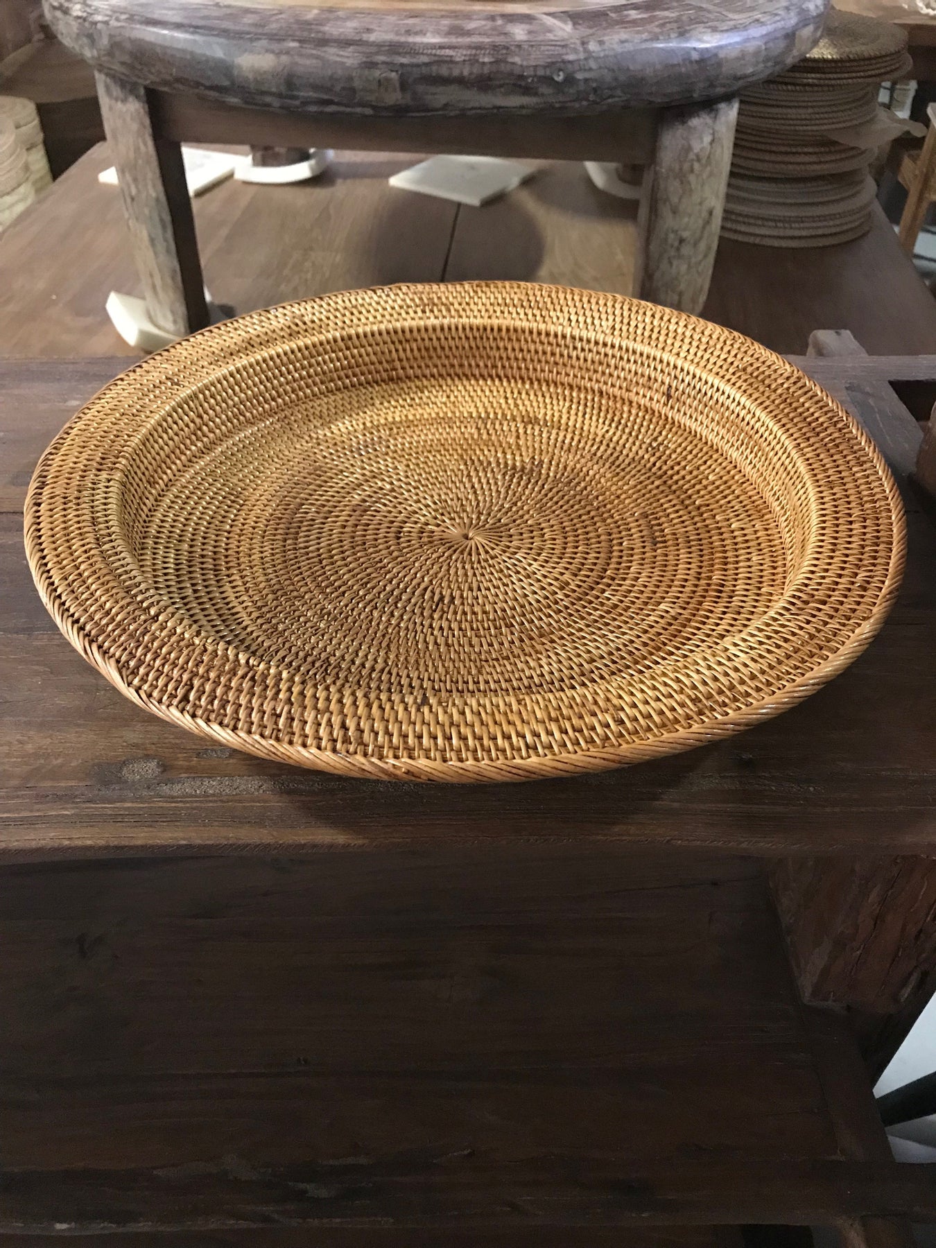 Australia Huge Round Serving Tray Acacia Round Serving Tray Kmart