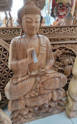 Light Wooden Buddha