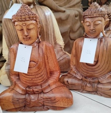 Brown Wooden Buddha
