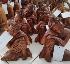Dark Wooden Buddha Right