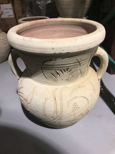 Clay Pot with Handles
