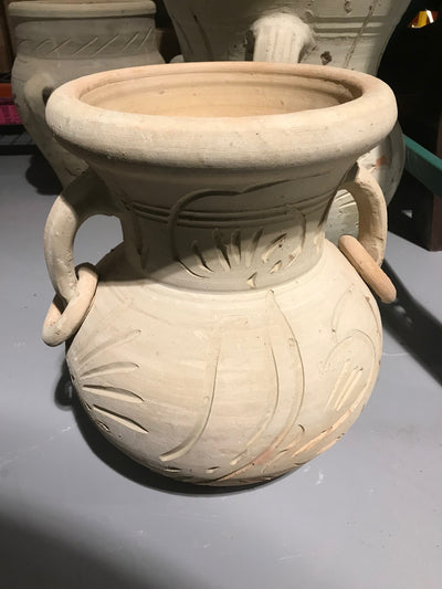Small Clay Pot with Handles