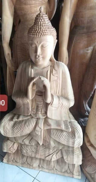 Light Wooden Buddha