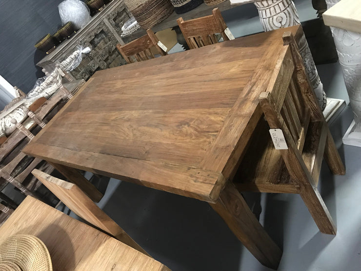 Small Dark Colored Wooden Dining Table