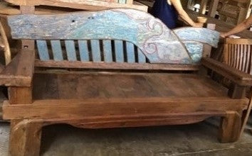 Recycled Boatwood Bench