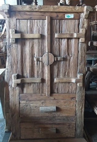 Rustic Wood Cupboard