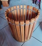 Teak Wood Basket
