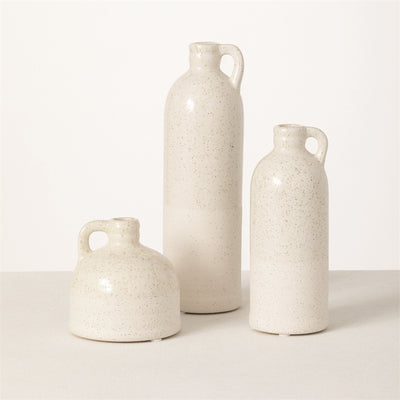 White Ceramic Bottle