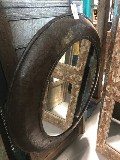 Round Iron Mirror Frame