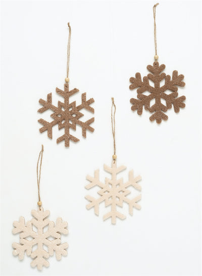 Plywood Snowflake Ornament