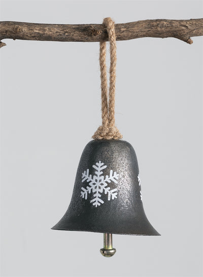 Iron Snowflake Bell Ornament